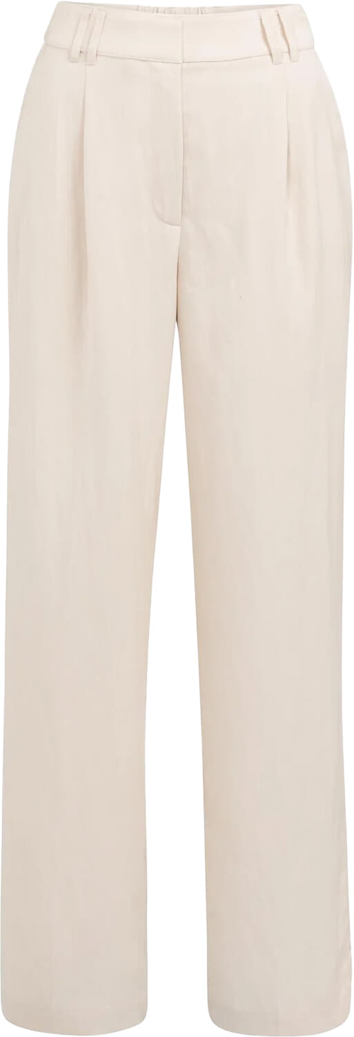 Yaya Woven wide leg trousers - L32 Crème
