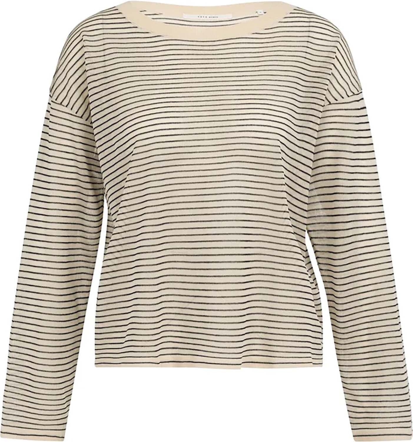 Yaya Sweater  Fine Knitted Beige