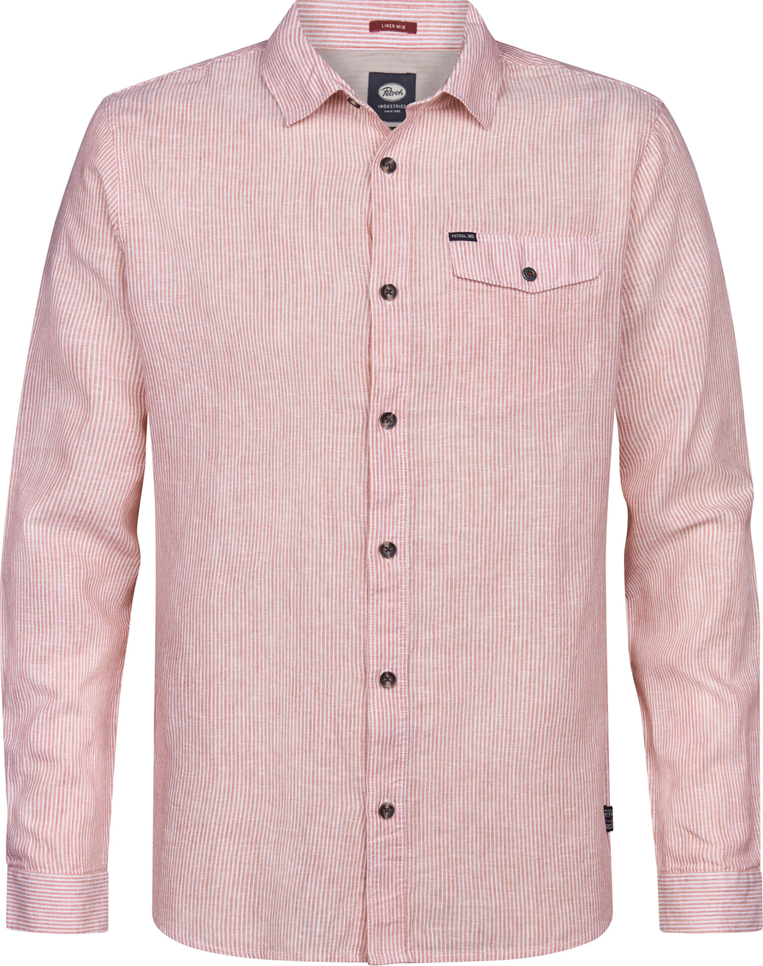 Petrol Overhemd Uni Koraal