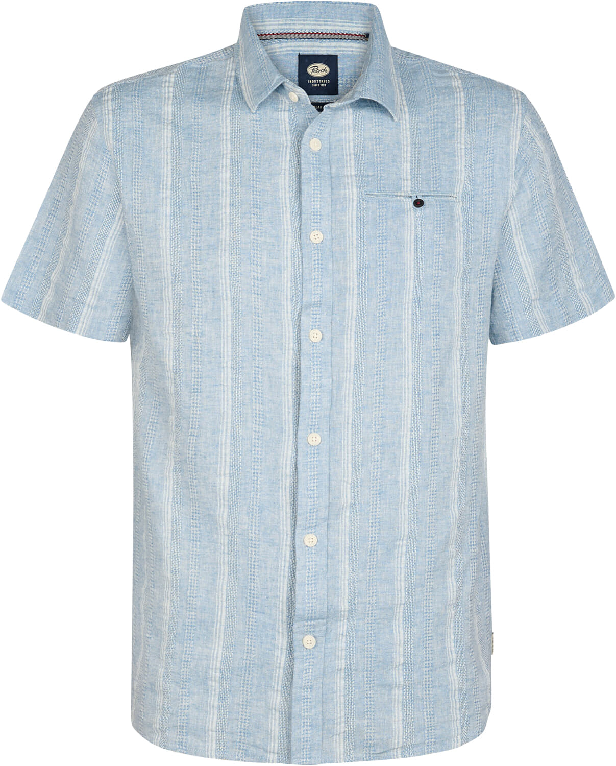 Petrol Overhemd  Blauw