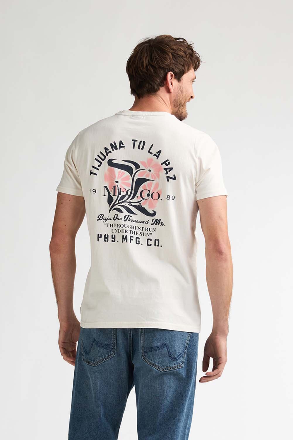 Petrol T-Shirt  Beige