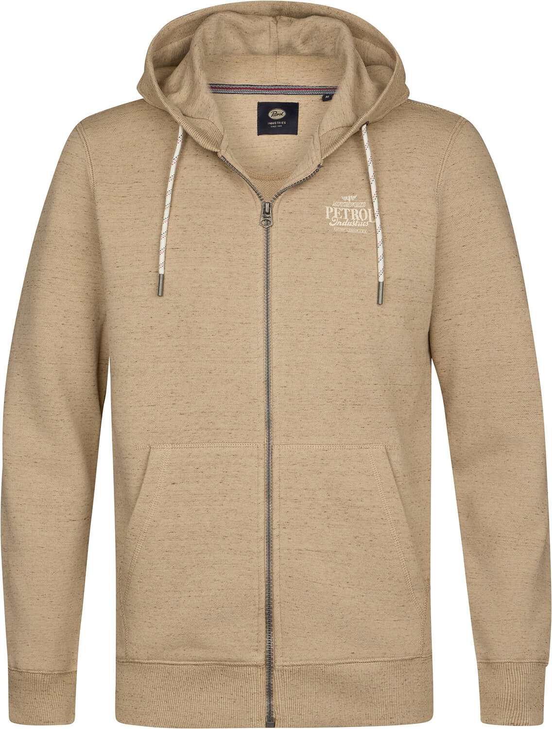 Petrol Sweatvest Hooded Kaki