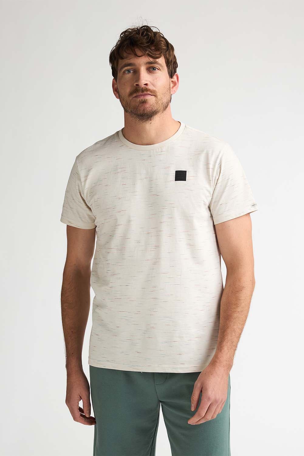 Petrol T-Shirt Beige
