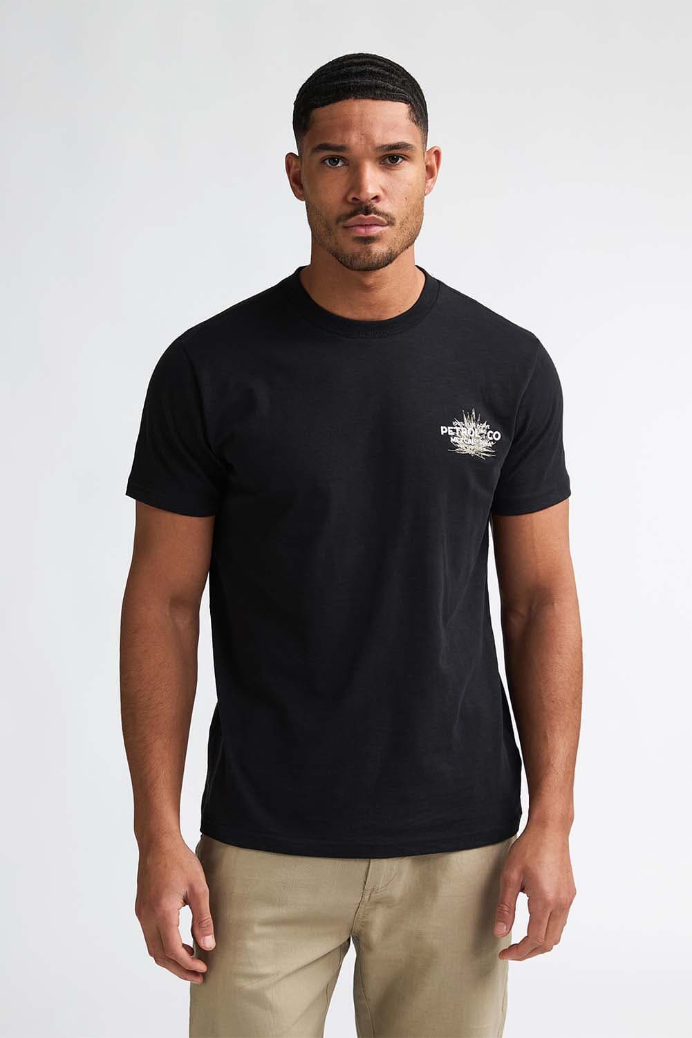 Petrol T-Shirt Zwart