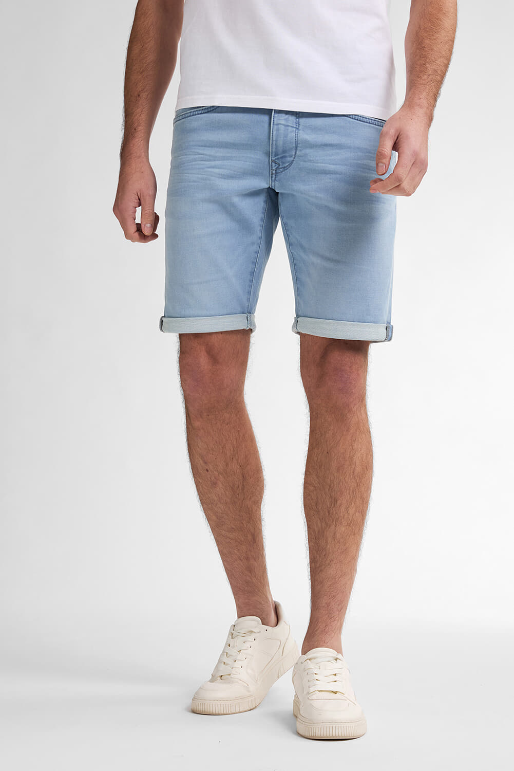 Petrol Short Denim Jeans Light