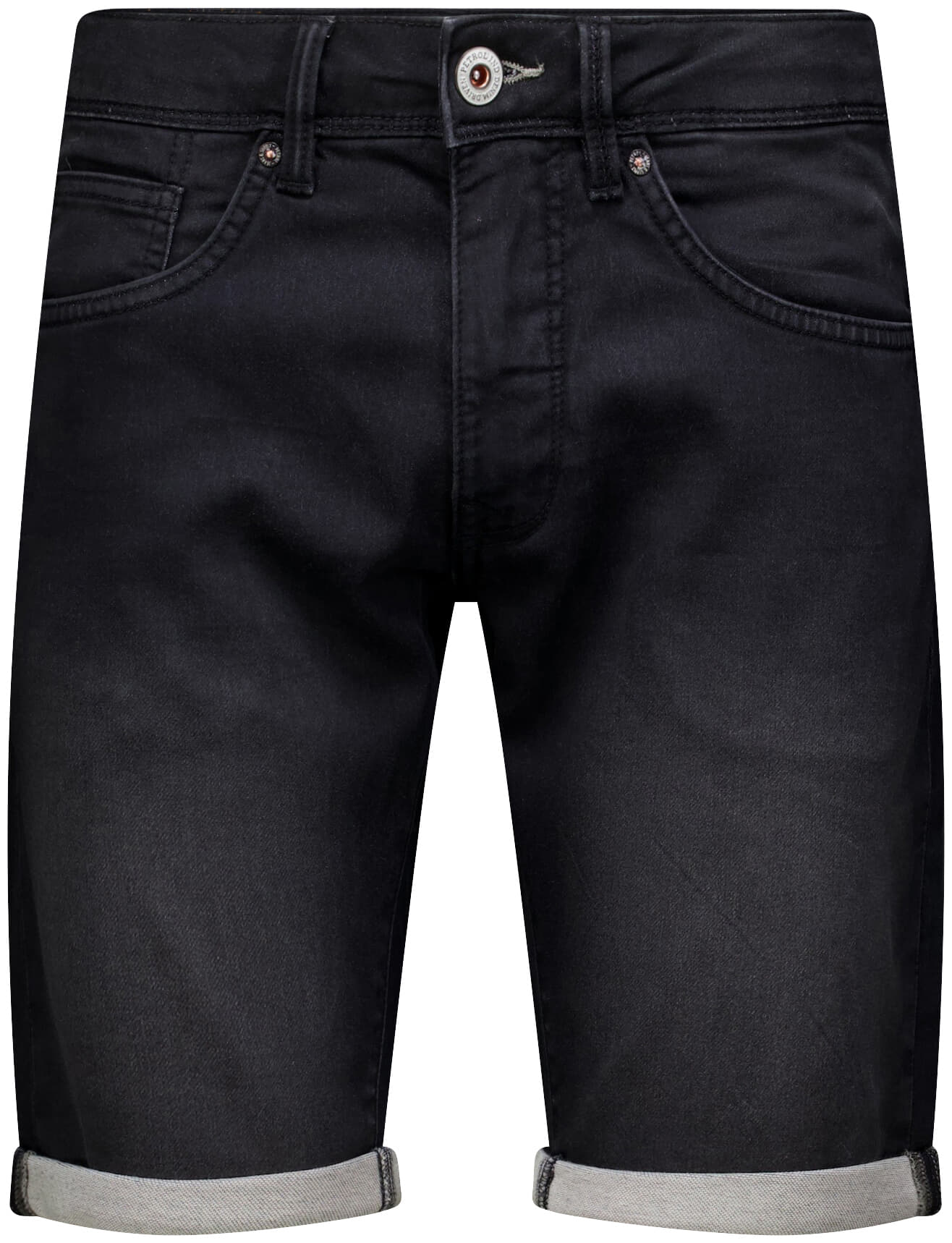 Petrol Short Denim Zwart