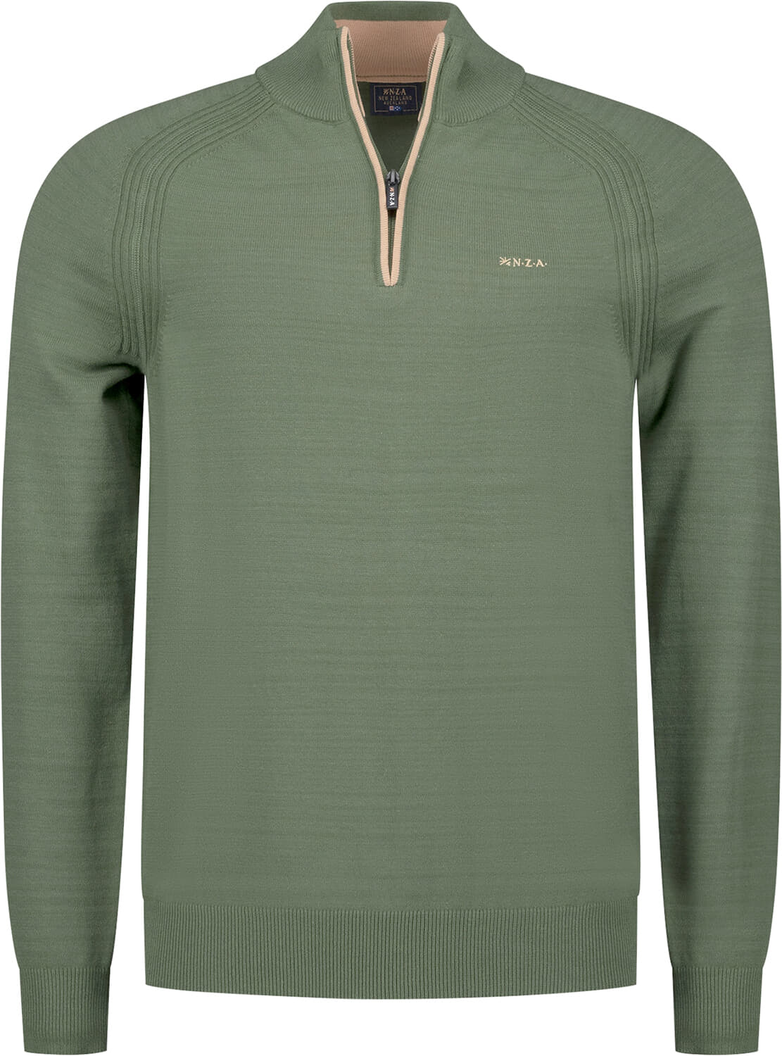 NZA Half zip Trui Army