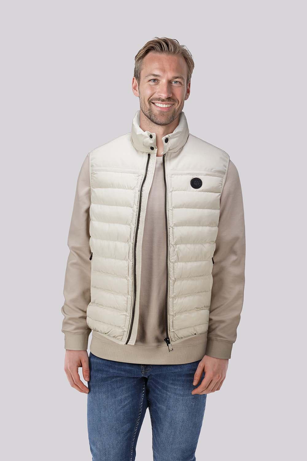 Airforce Gewatteerde Bodywarmer Beige
