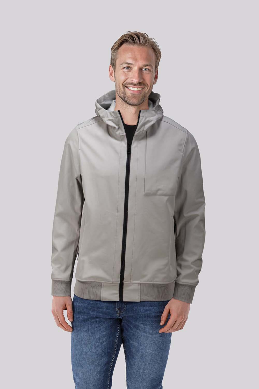 Airforce Softshell Jas Chespocket Grijs