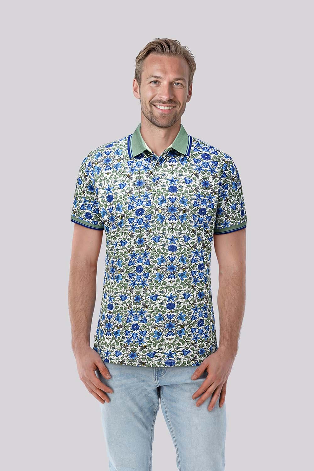 A Fish Named Fred Polo Art Nouveau Groen