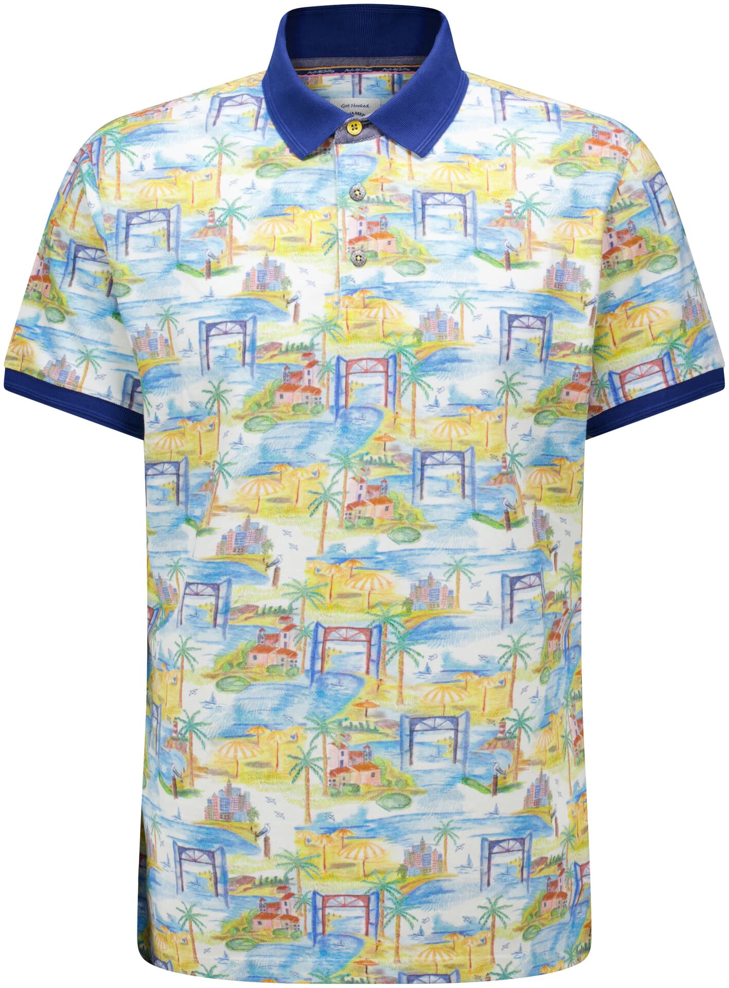 A Fish Named Fred Polo  Hemelsblauw