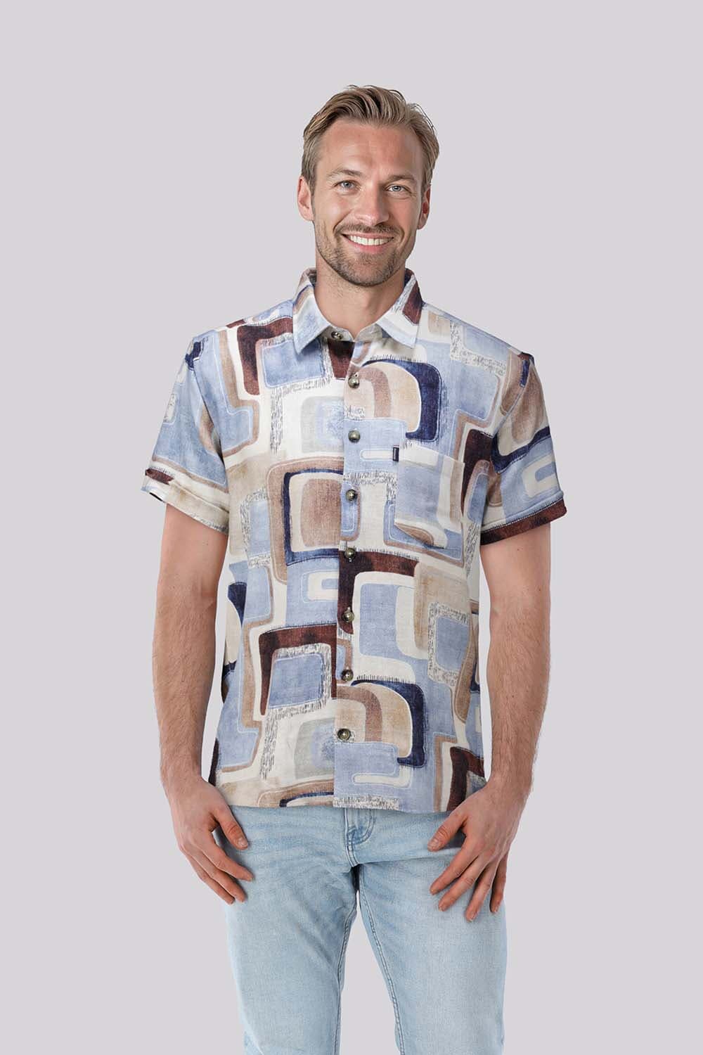 Giordano Overhemd Vivaro Navy