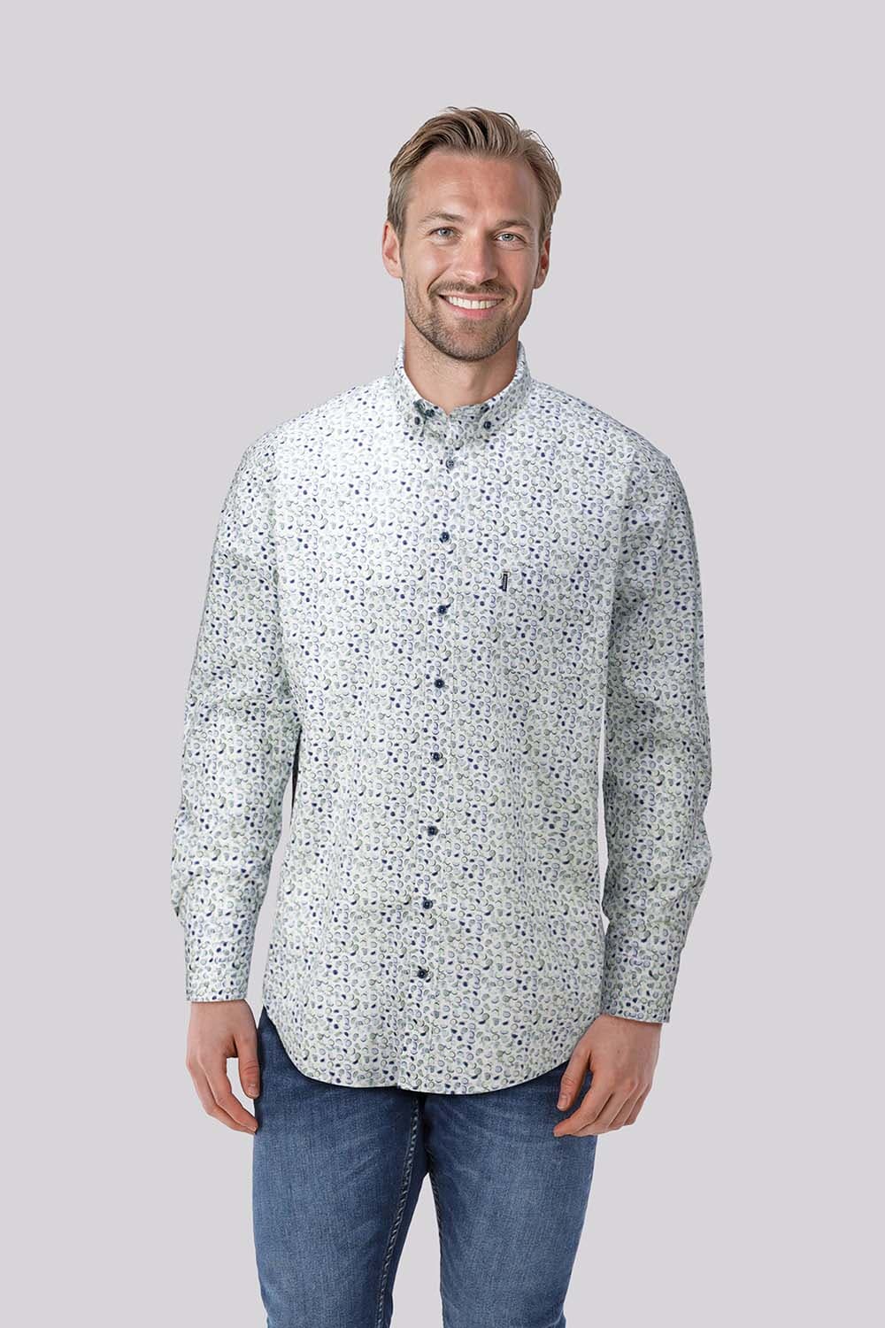 Giordano Overhemd Ivy  Groen