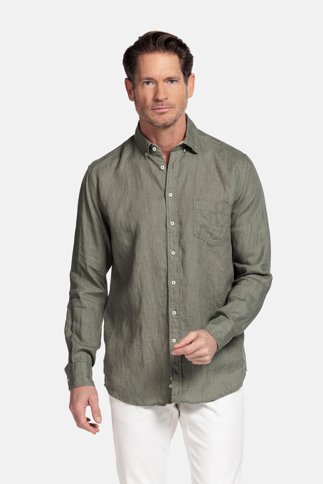 Giordano Overhemd Ivy  Groen