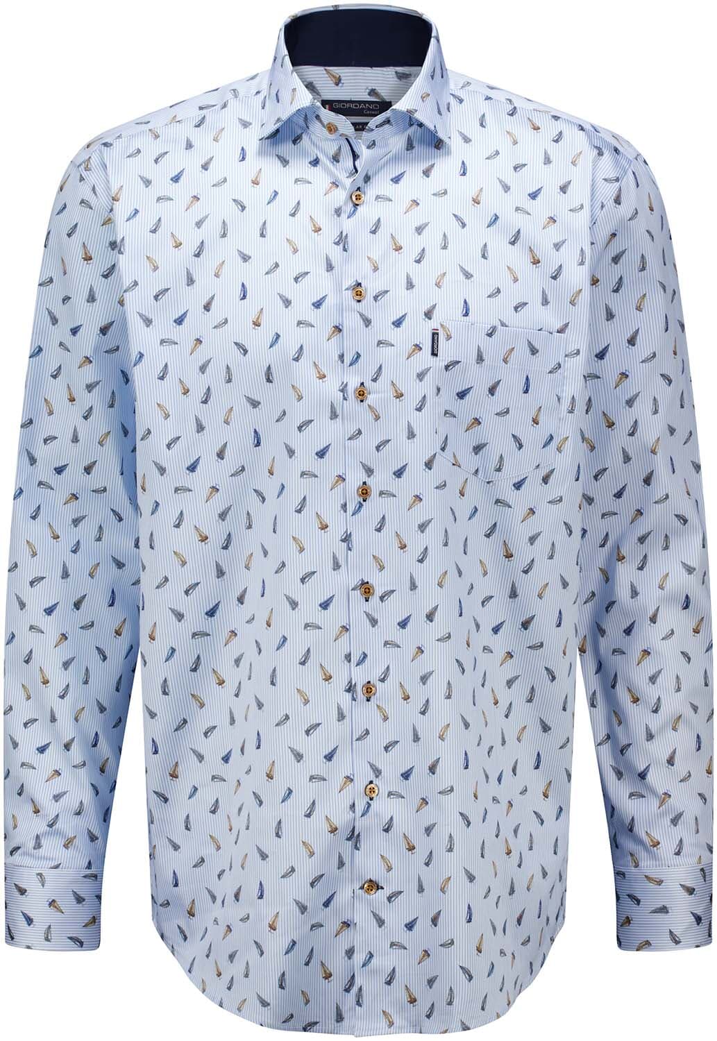 Giordano Overhemd Ascona Hemelsblauw