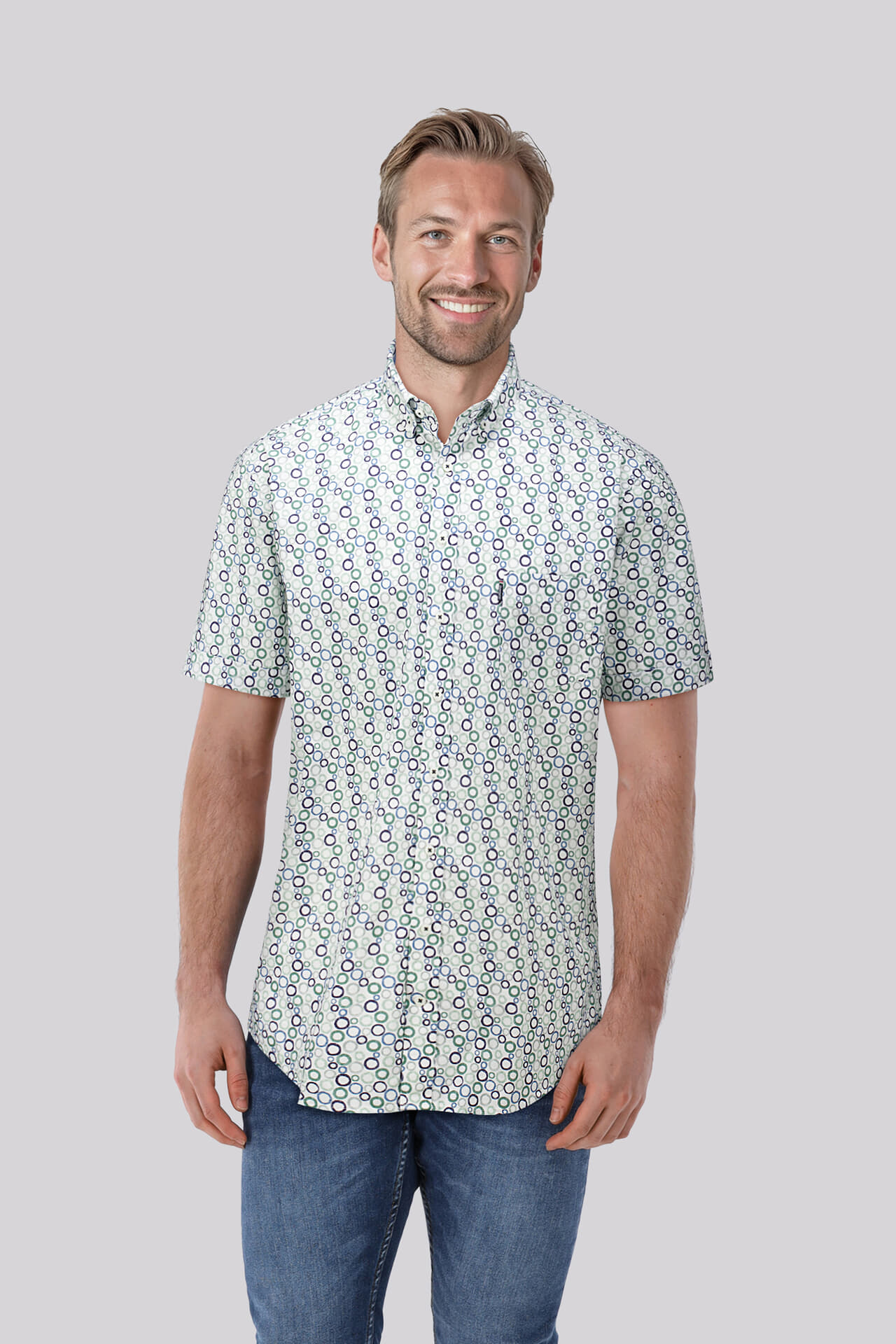 Giordano Overhemd Groen