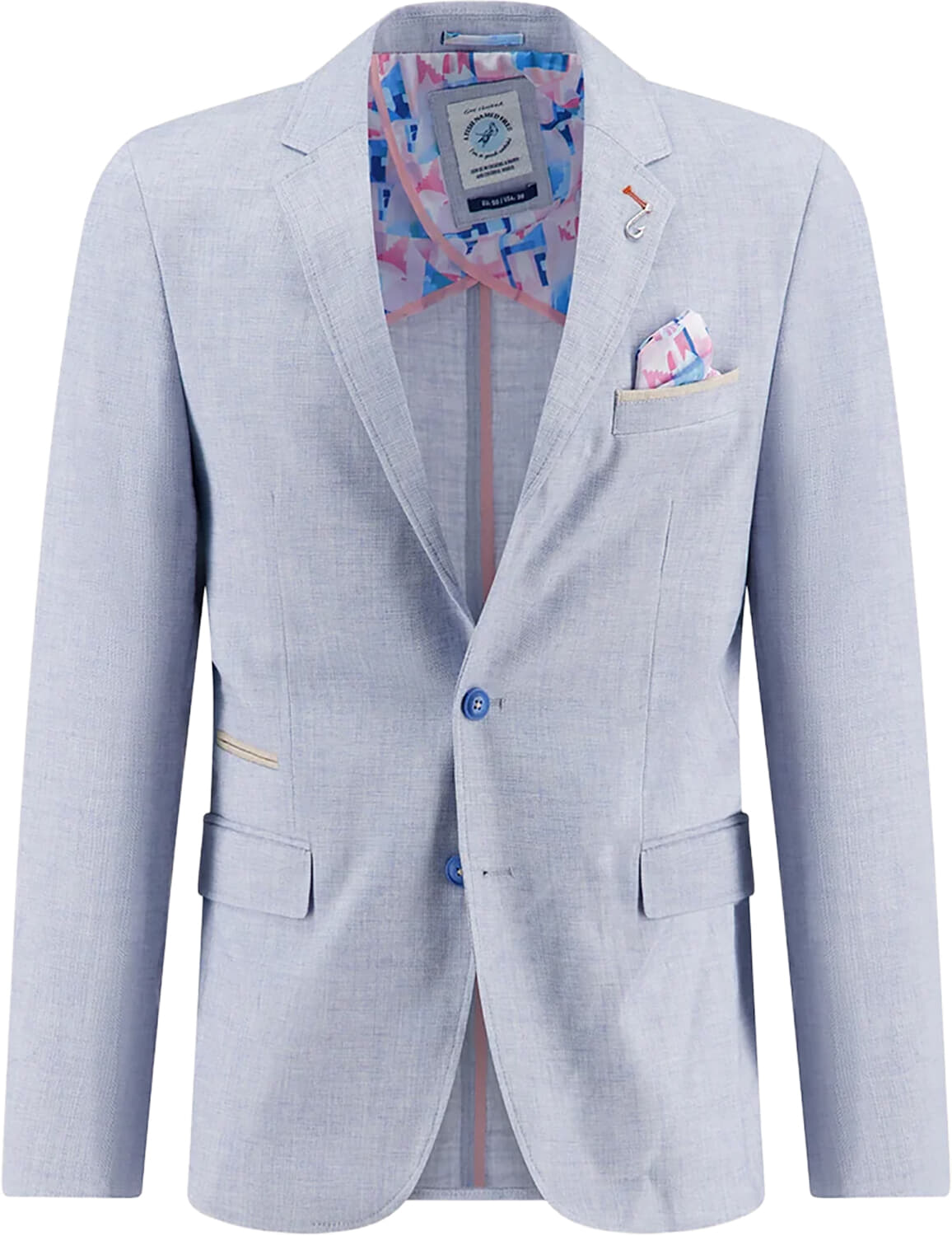 A Fish Named Fred Blazer  Blauw