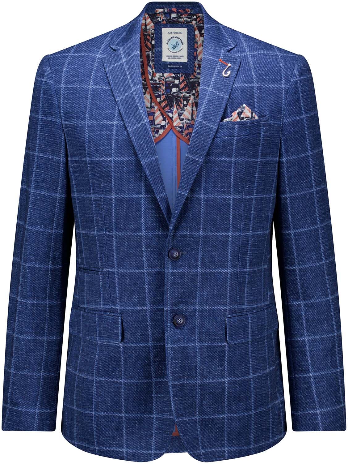 A Fish Named Fred Blazer  Blauw