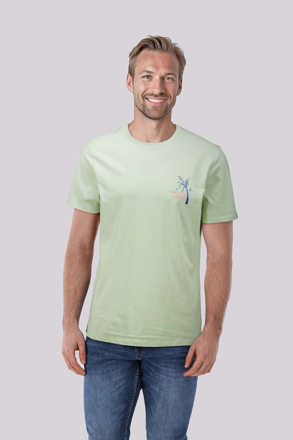 A Fish Named Fred T-shirt Palm  Groen