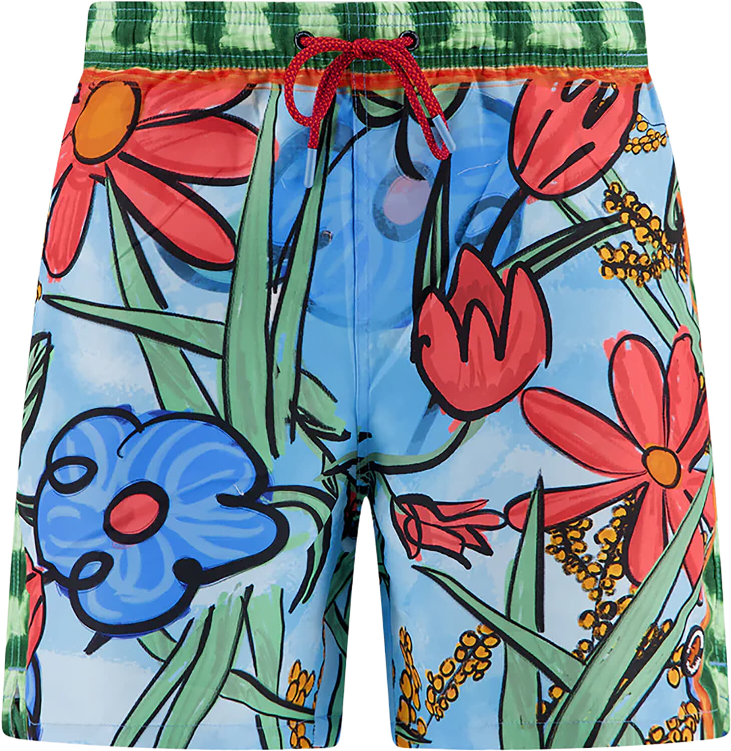 A Fish Named Fred Zwemshort  Blauw