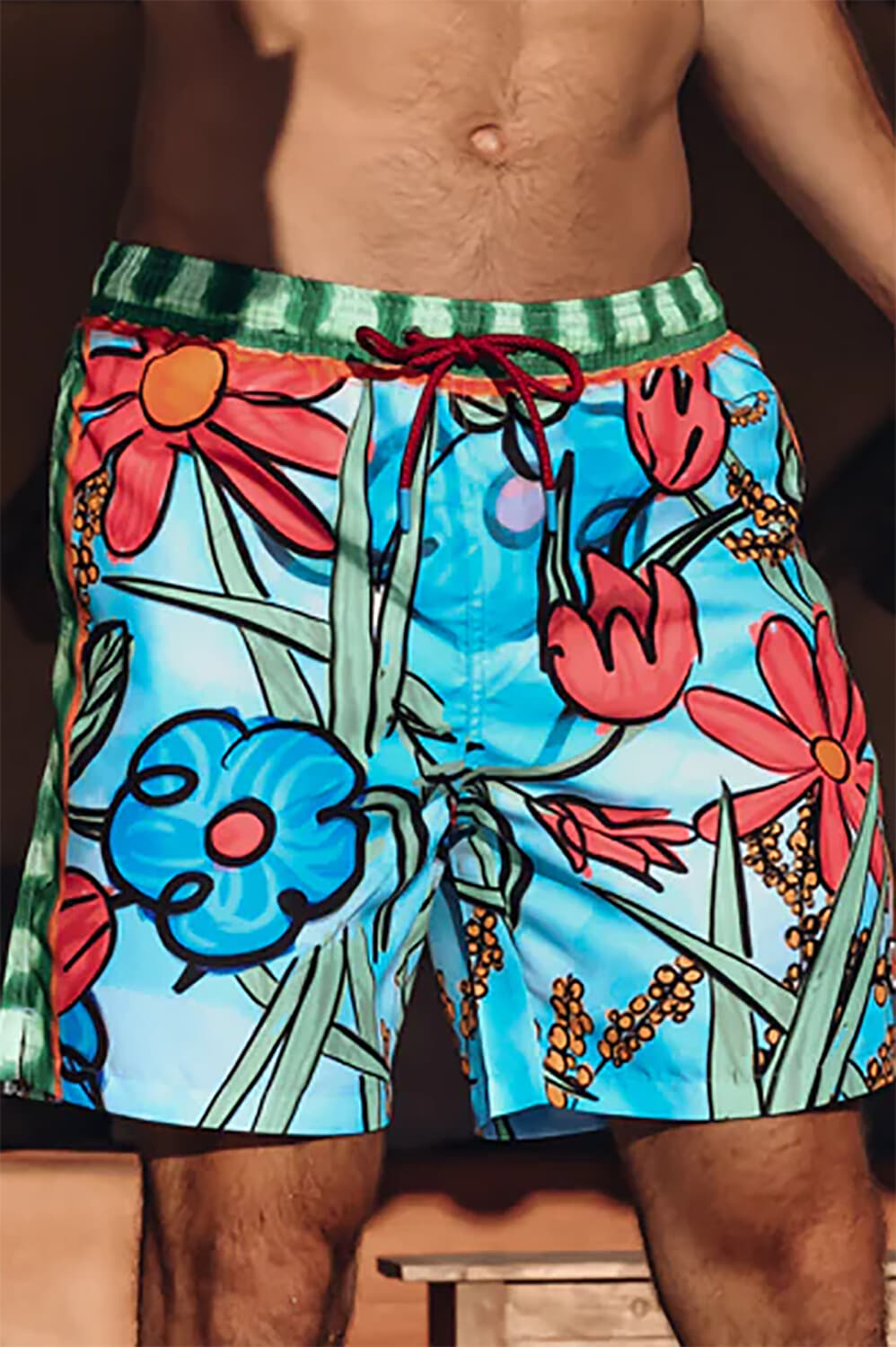 A Fish Named Fred Zwemshort  Blauw