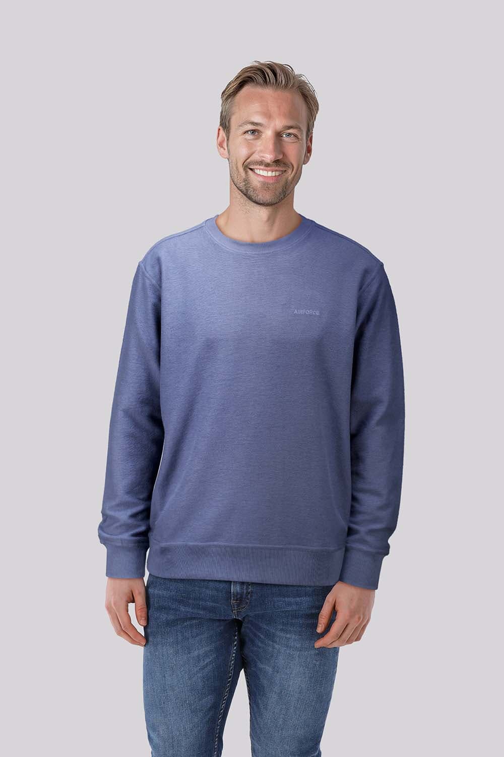 Airforce sweater milo Blauw
