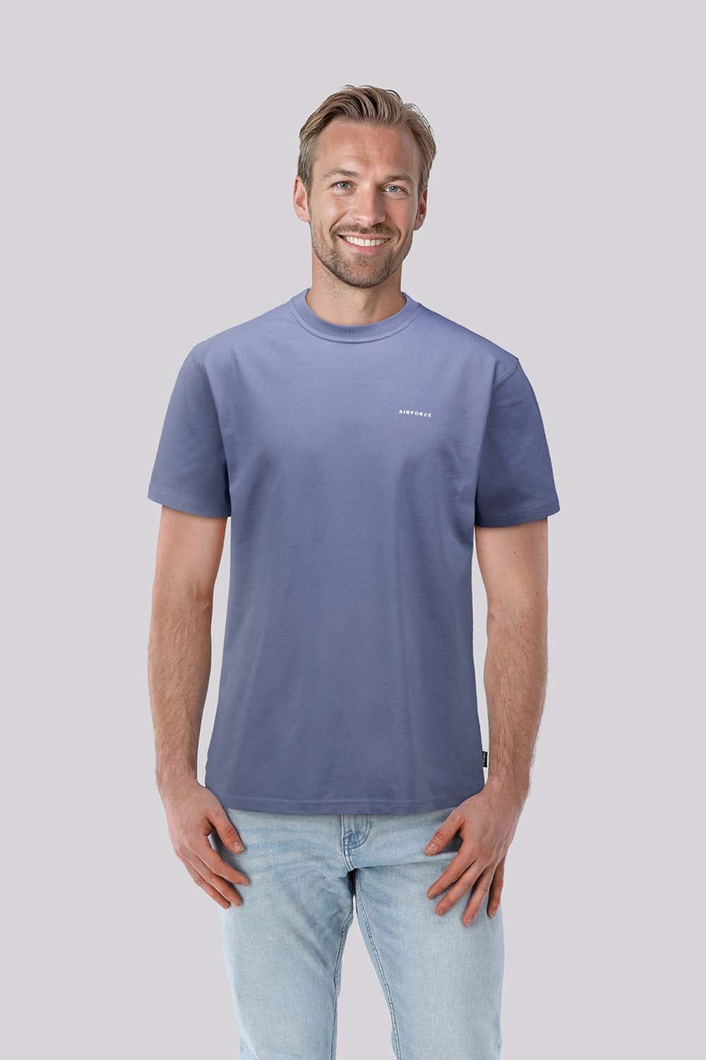 Airforce T-shirt Basic Blauw
