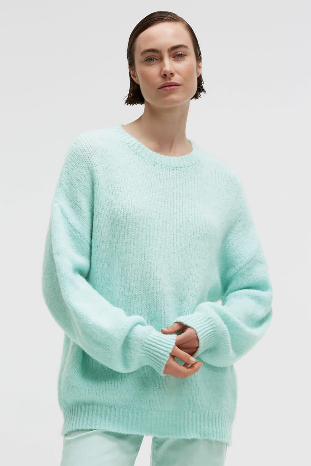 Senses The Label Pullover Aqua