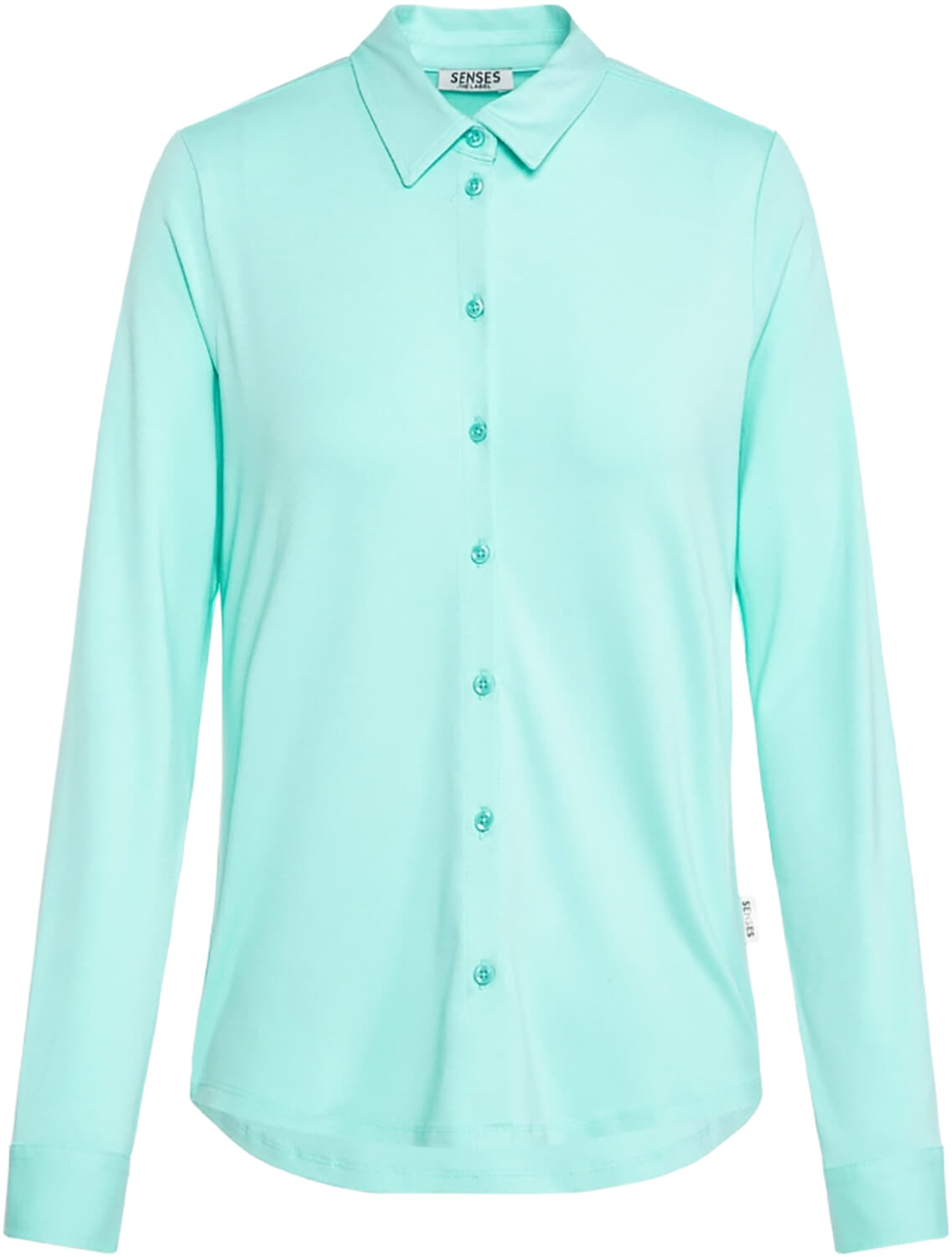 Senses The Label Blouse Aqua