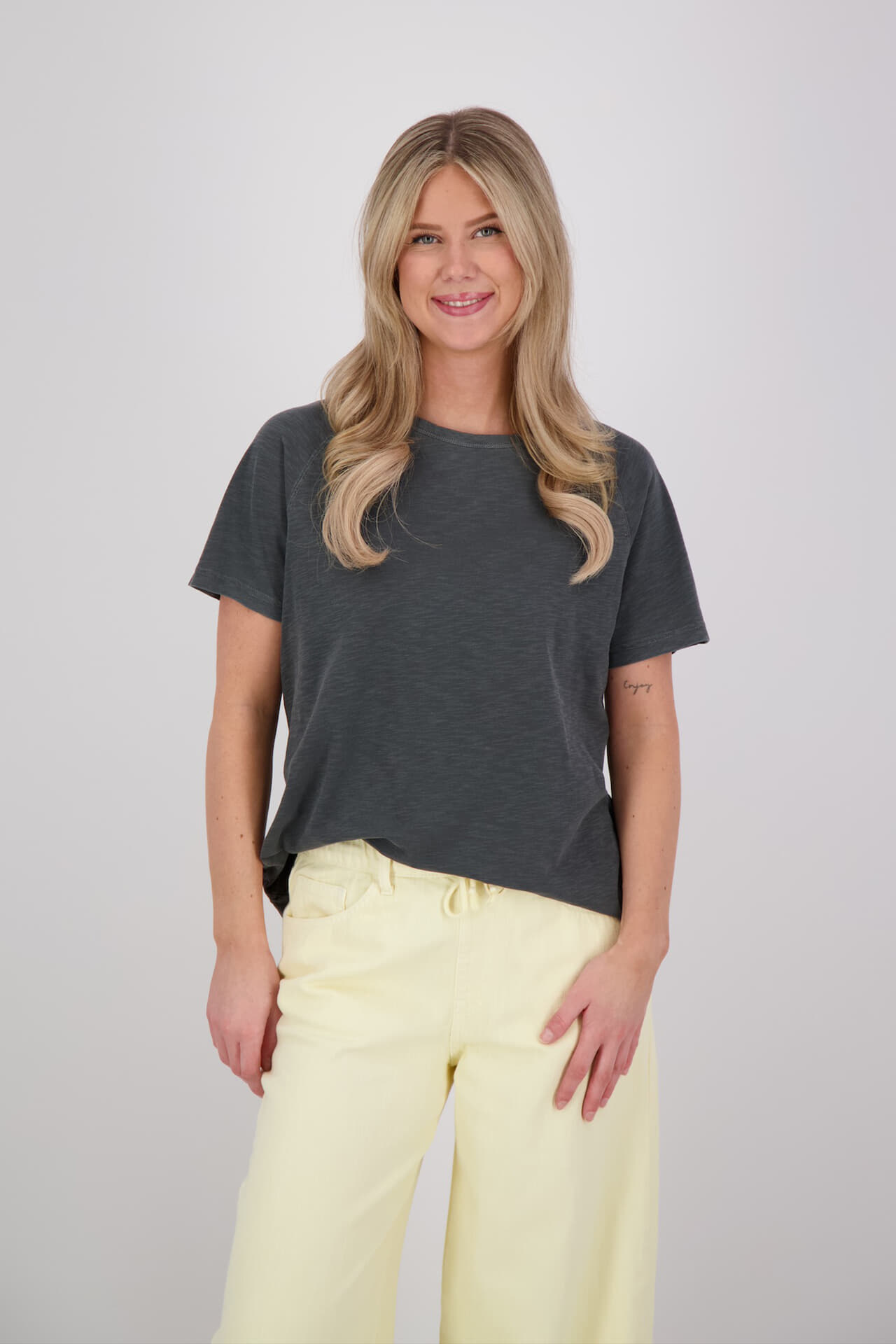 Senses The Label Top Grijs