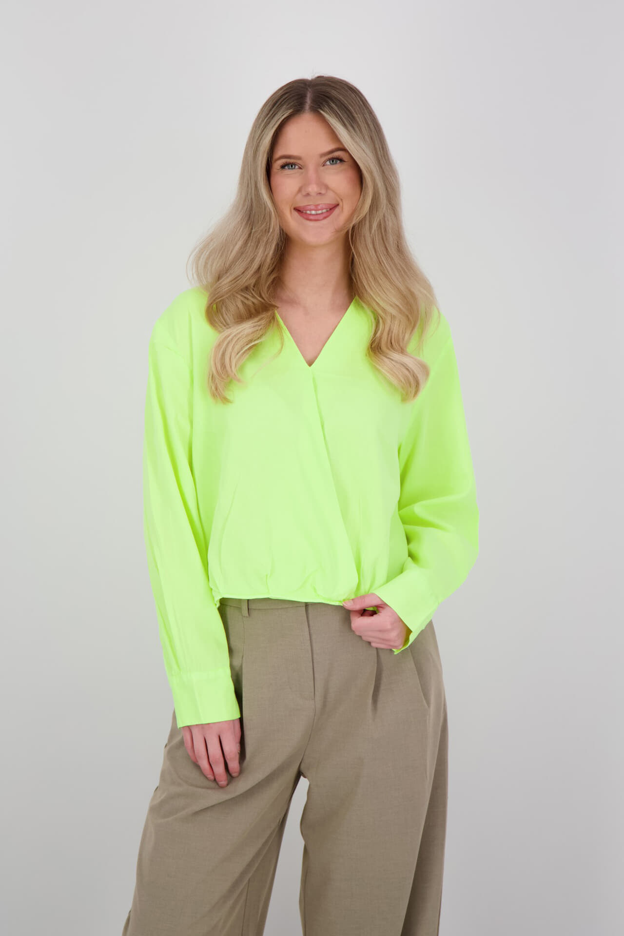 Senses The Label Blouse Lime