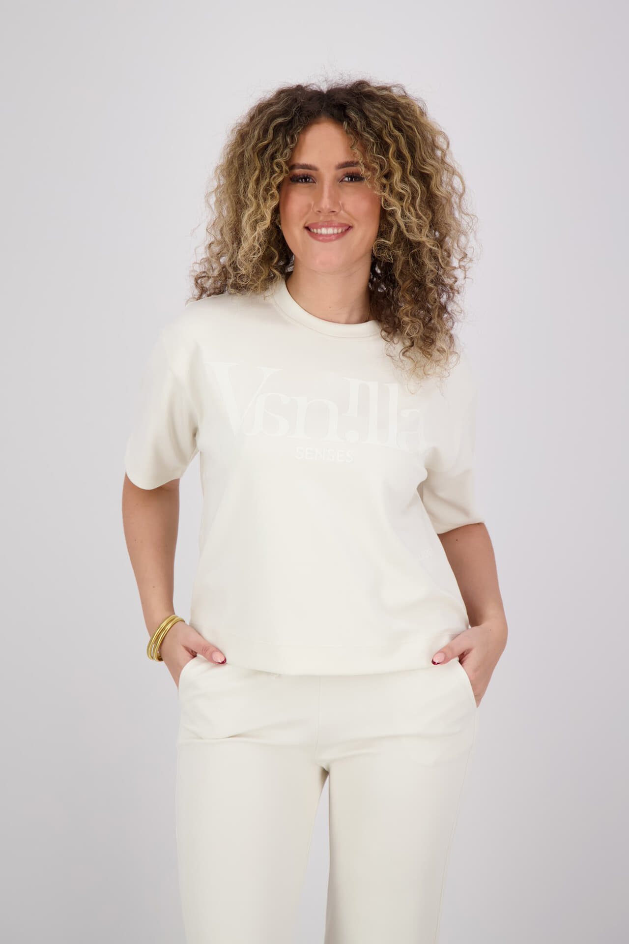 Senses The Label Sweatshirt Beige