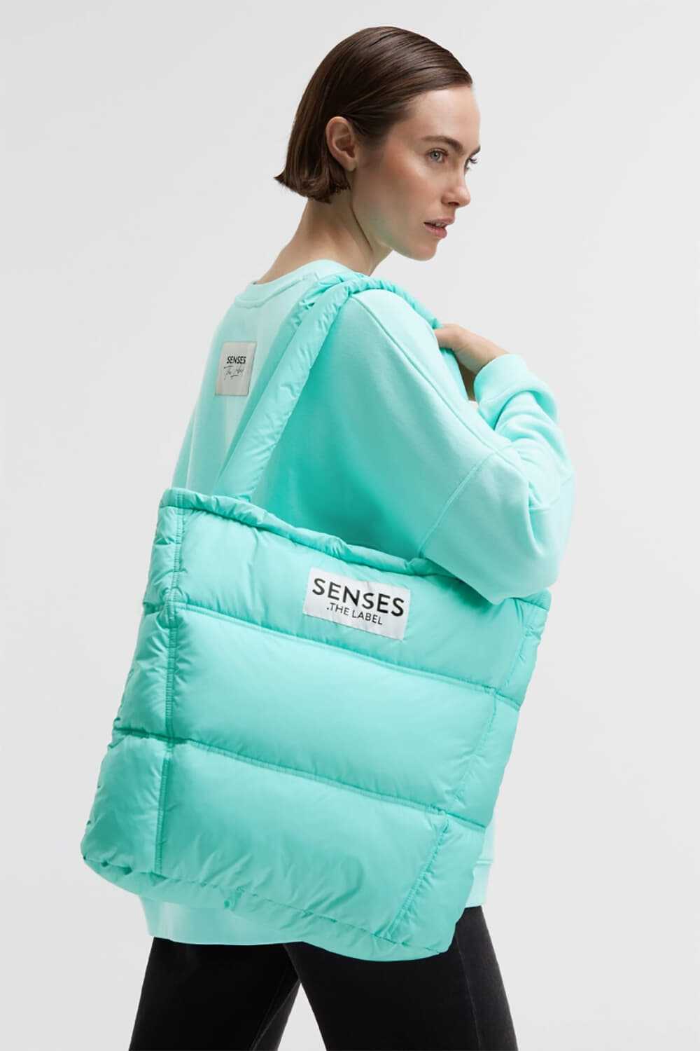  Puffer bag Aqua