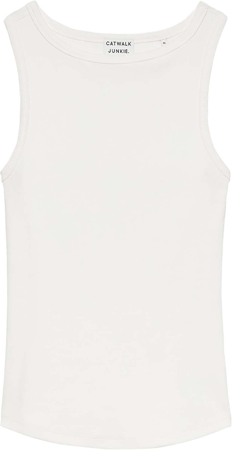 Catwalk Junkie Singlet Classic Rib  Off White