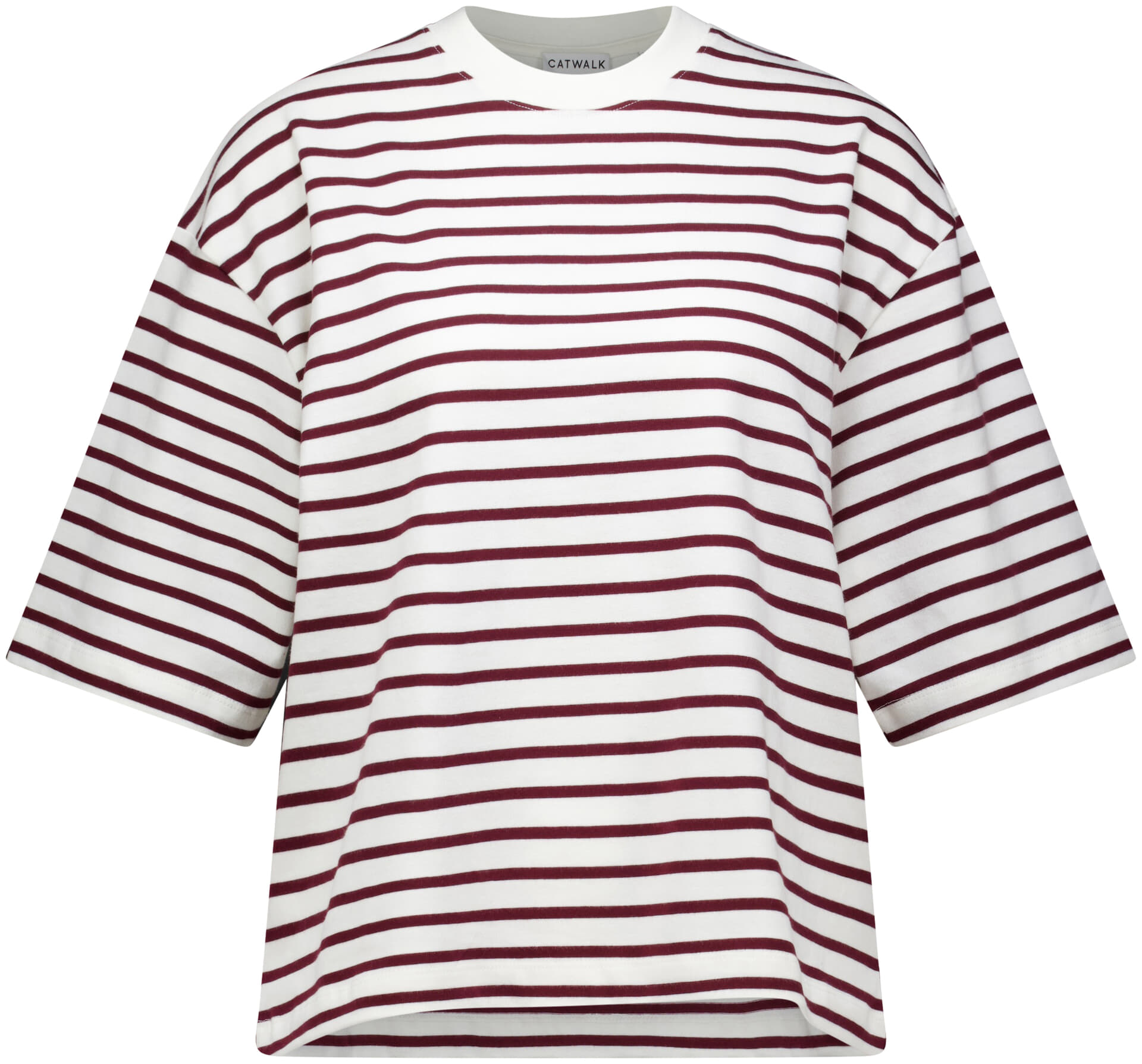 Catwalk Junkie Tshirt Bordeaux Rood