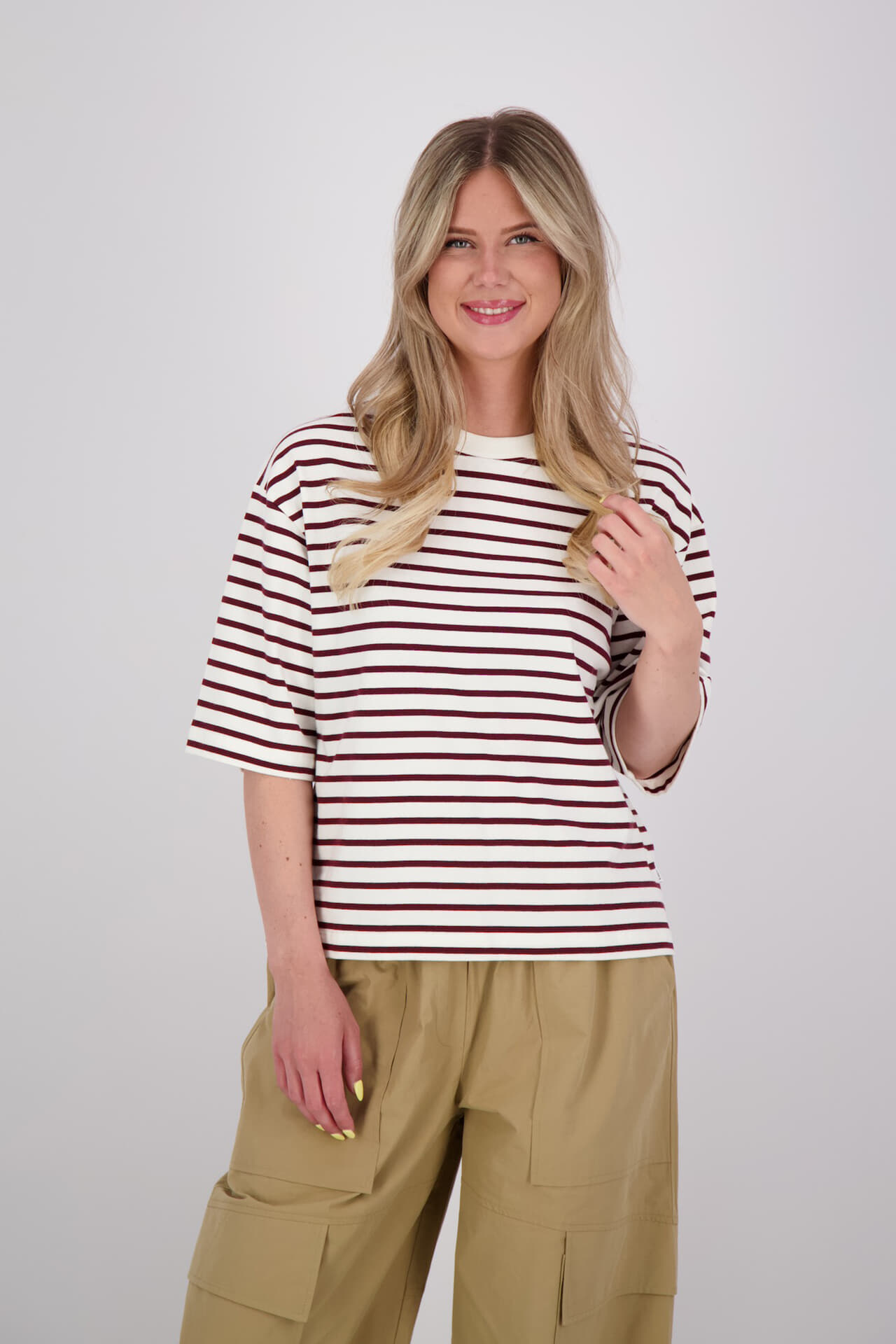 Catwalk Junkie T-shirt Bordeaux Rood