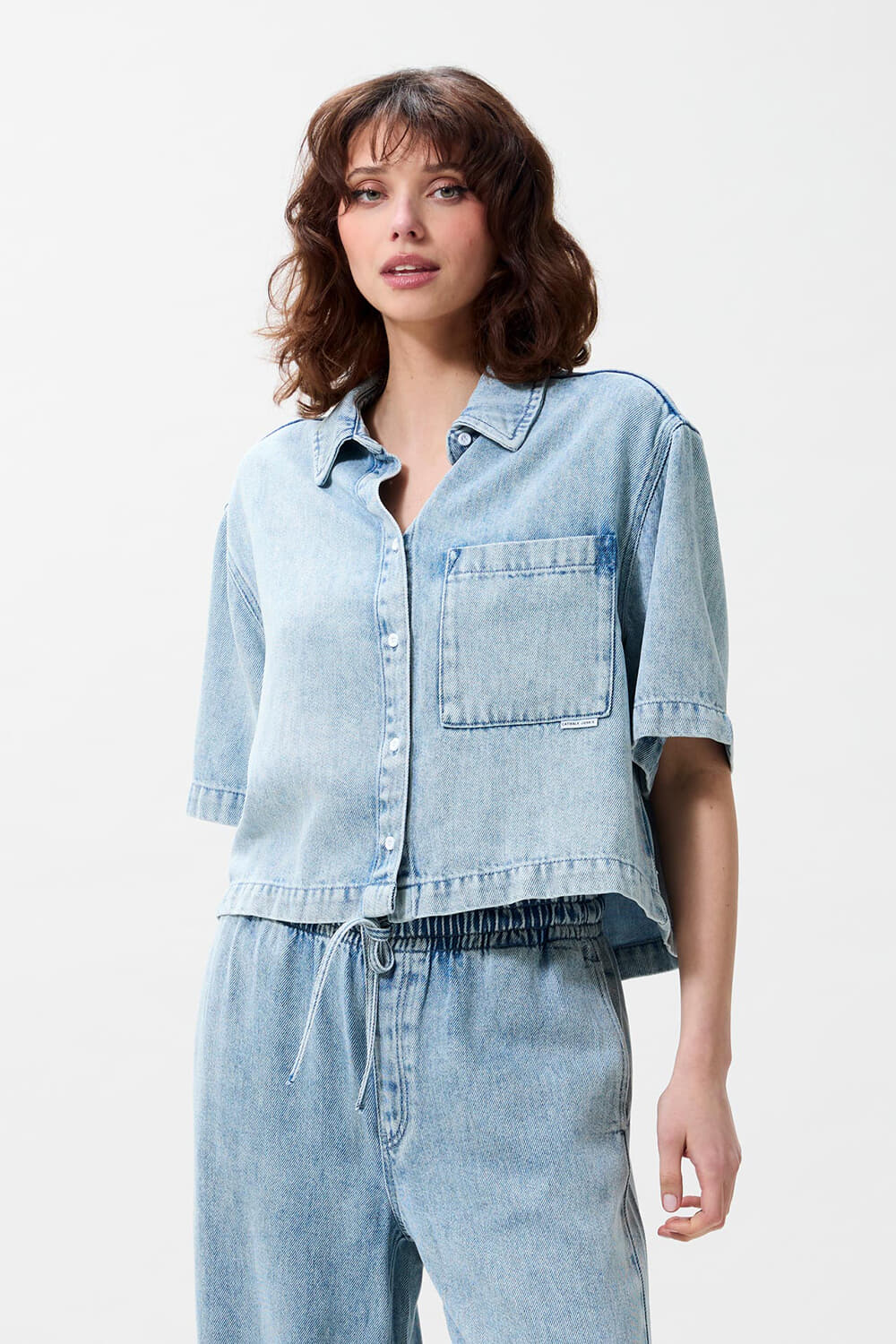 Catwalk Junkie Blouse Denim Navy