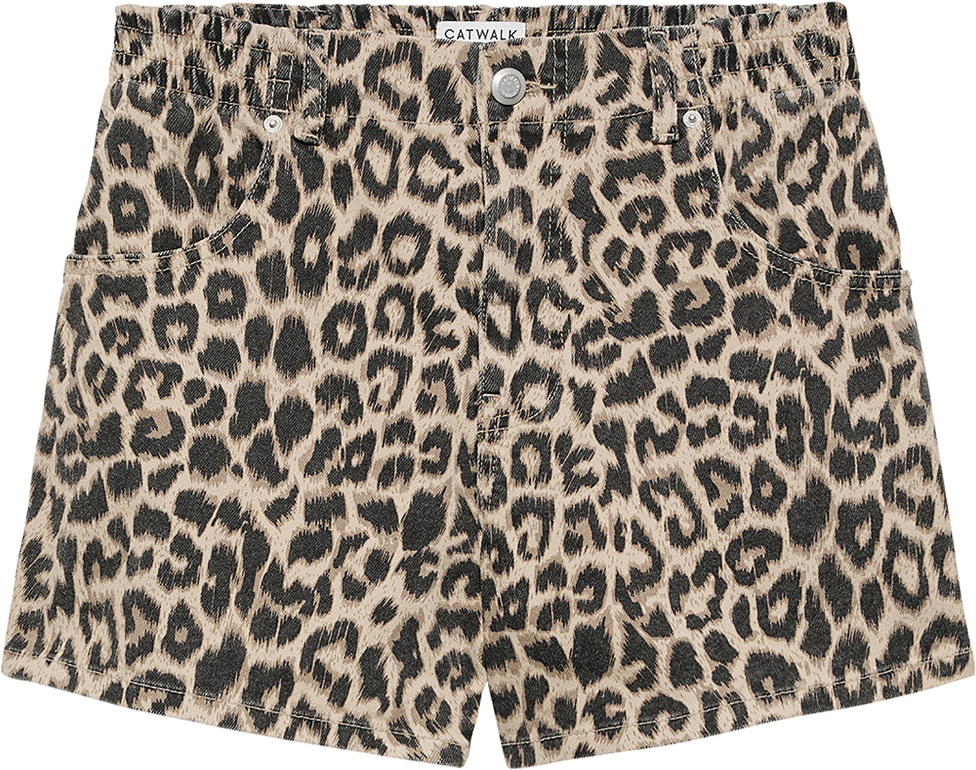 Catwalk Junkie Leopard shorts with elastic waistband Off White