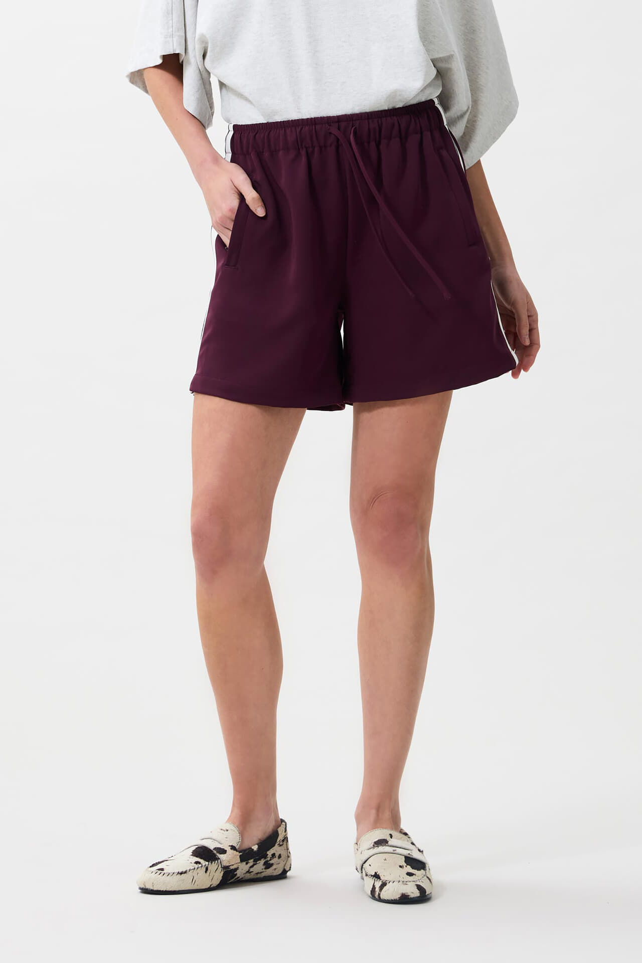 Catwalk Junkie Short Tracksuit Bordeaux Rood