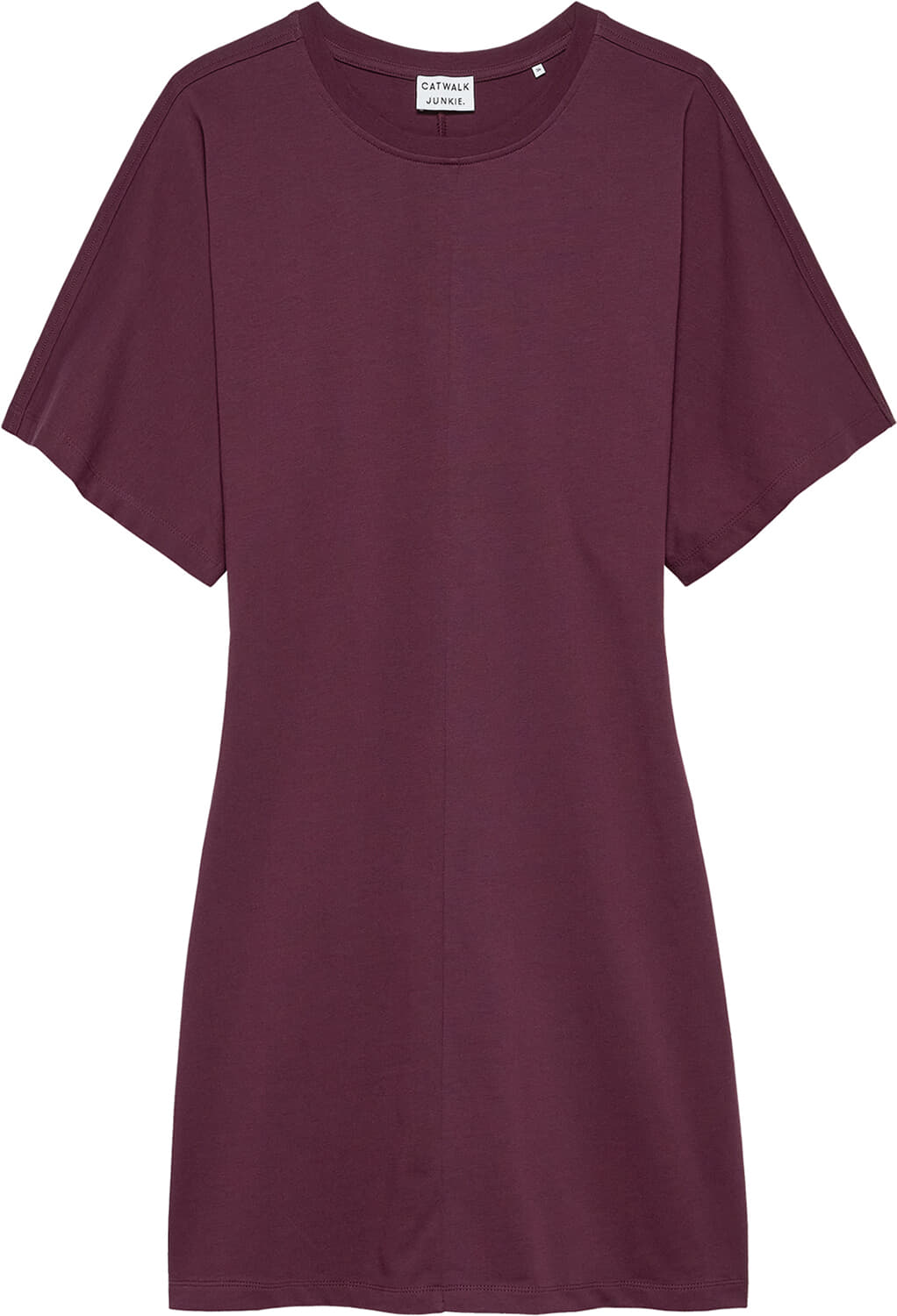Catwalk Junkie Tshirt dress Bordeaux Rood
