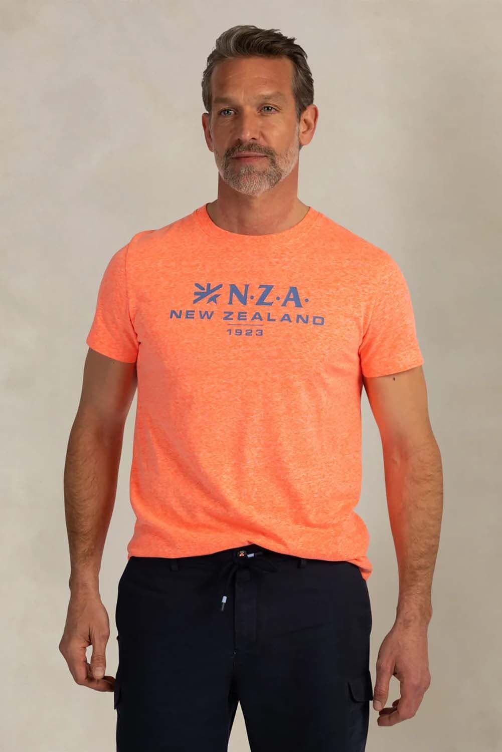 NZA T-shirt Koraal