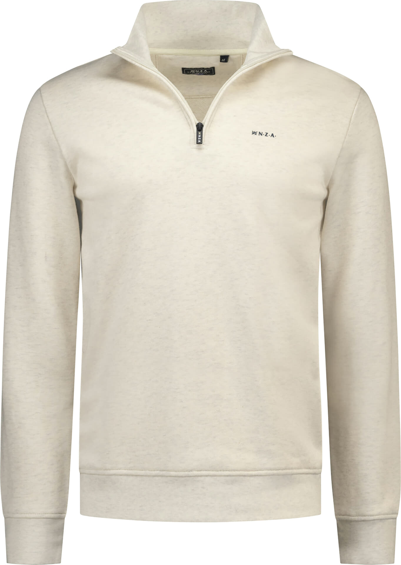 NZA Trui Half-zip Off White