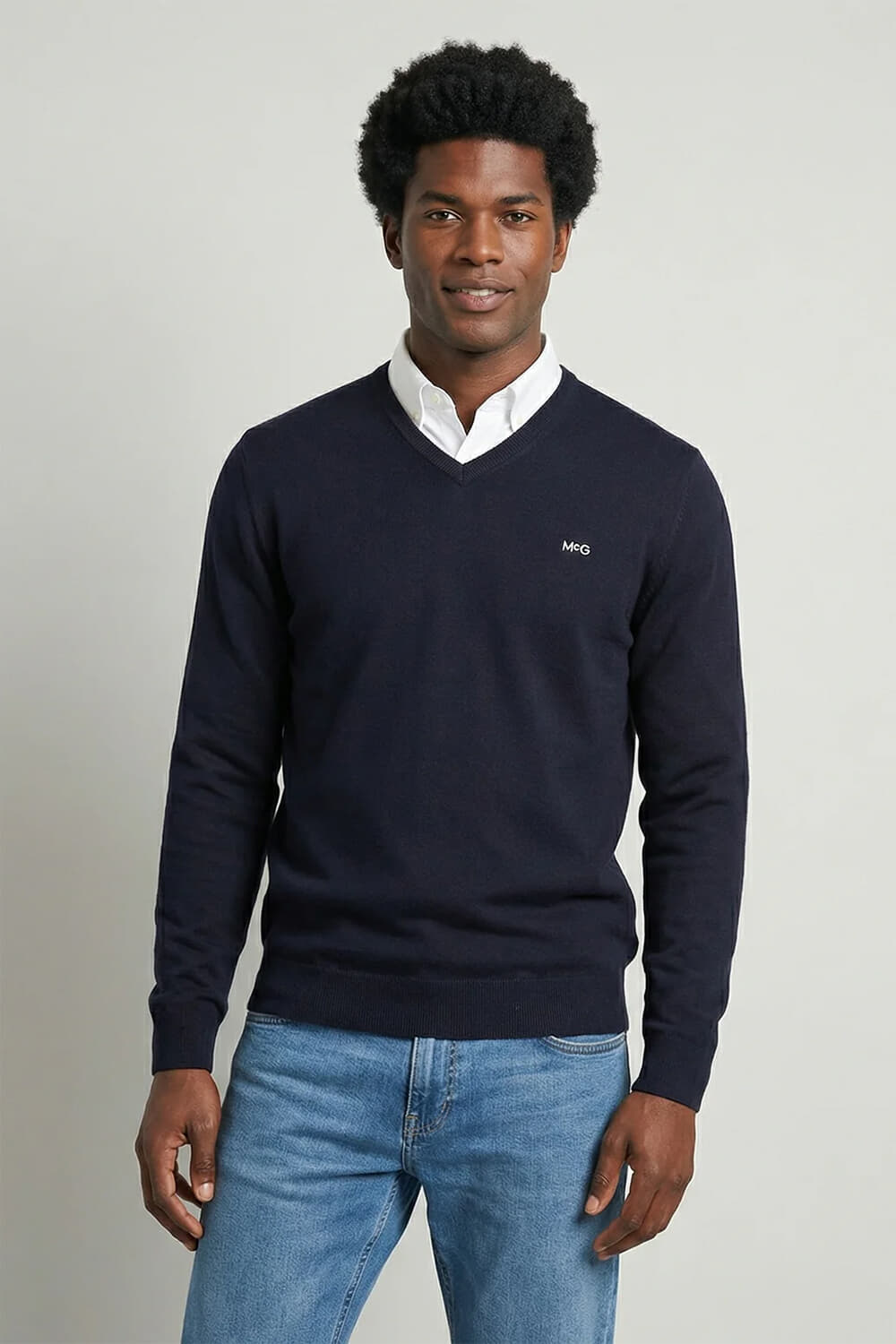 McGregor Trui v-neck Navy