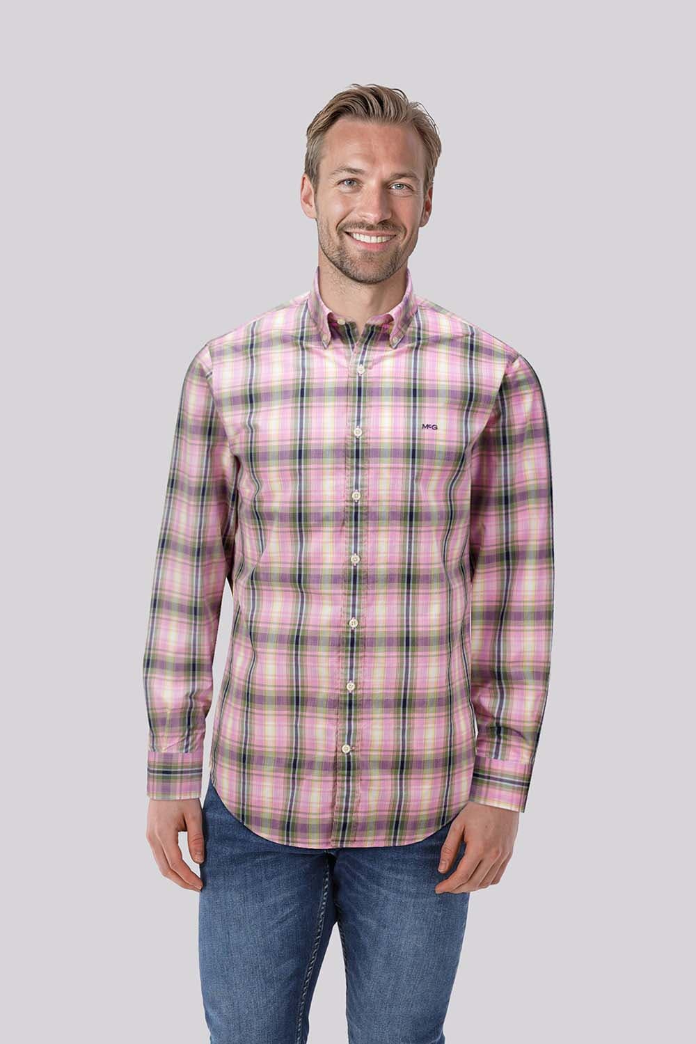 McGregor Overhemd Summer  Roze