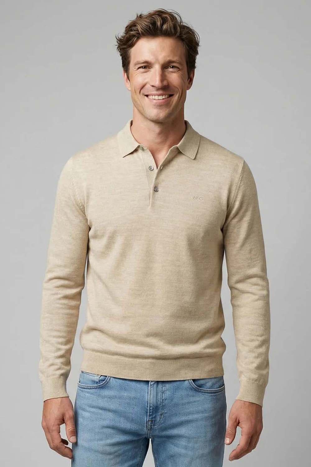 McGregor Polo Merino Beige