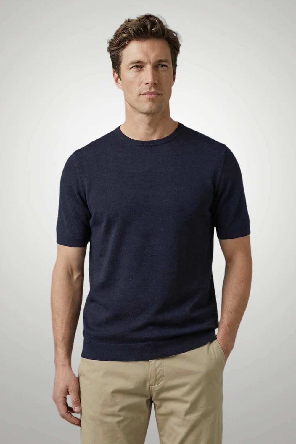 McGregor T-shirt Merino Navy
