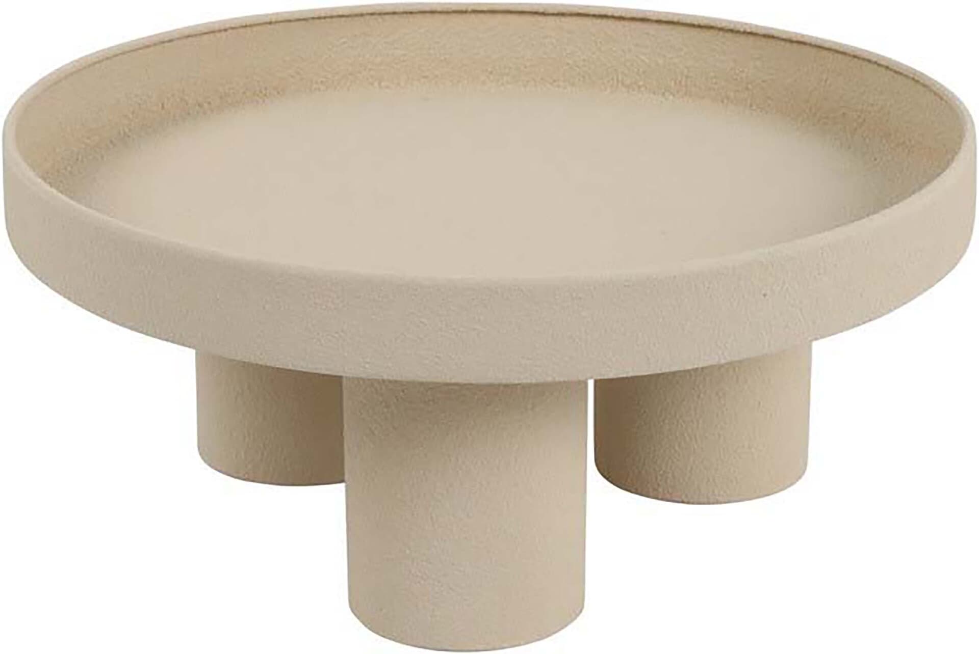 Bomont Collection Plateau Cullen L30 * B30 * H13 Cm Crème