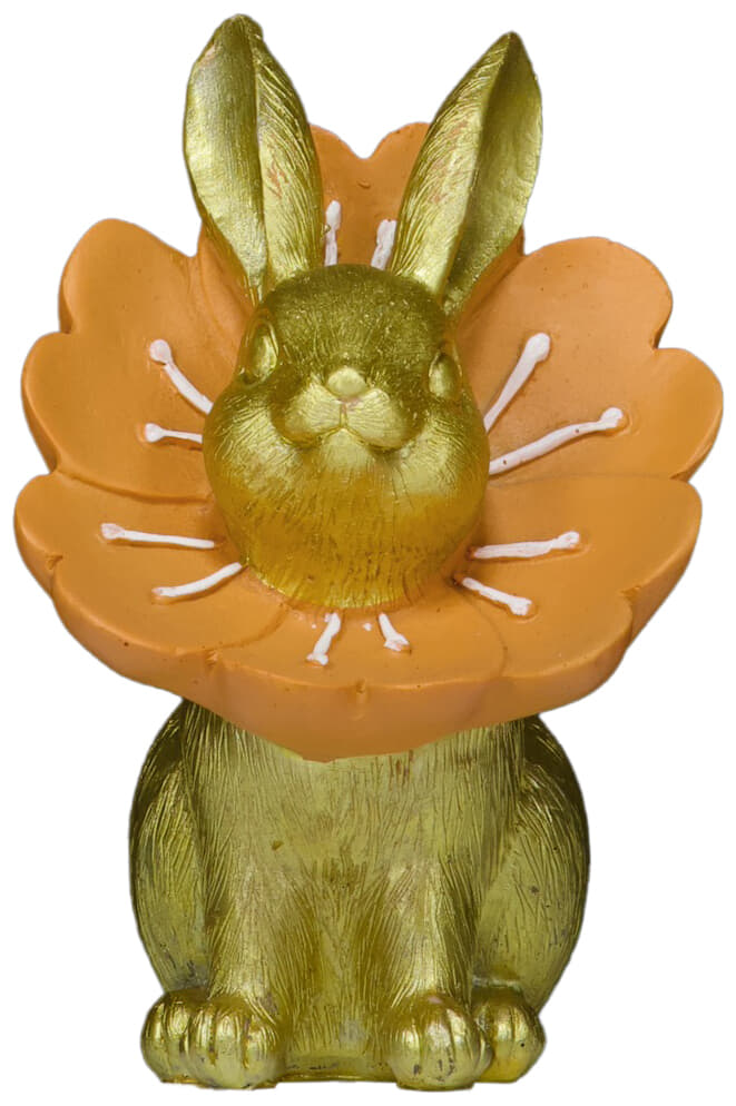 Haas Evy met Kraag 9,5 cm Oranje