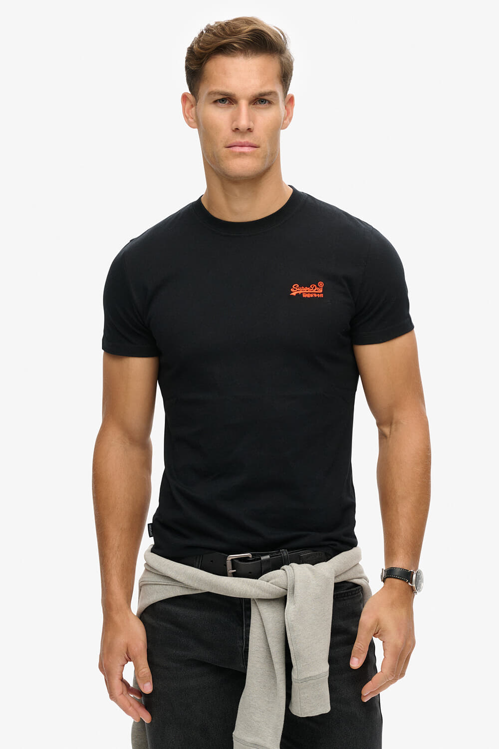 Superdry T-shirt Zwart