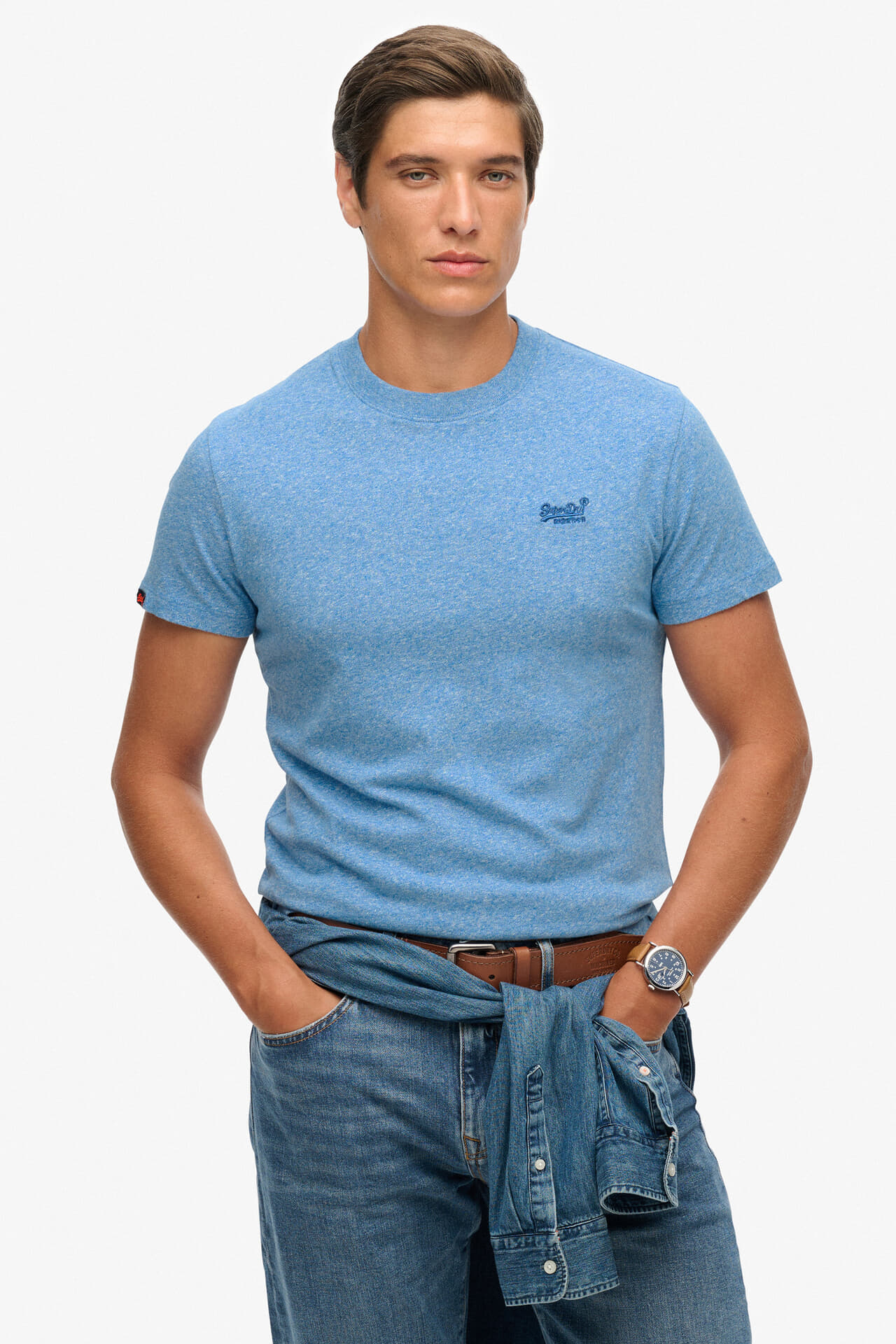 Superdry T-shirt Blauw